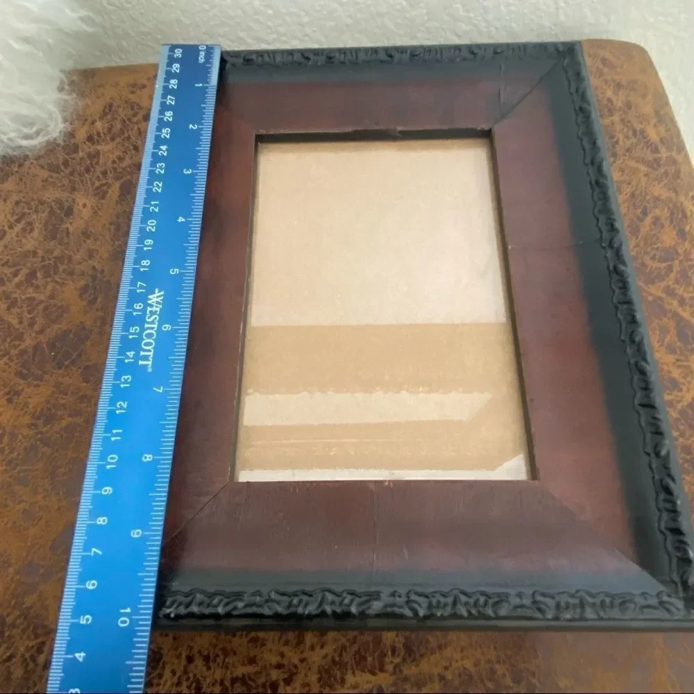 Ornate Picture Frames Traditional Antique Look Brown Black Photo Frame SET OF 2